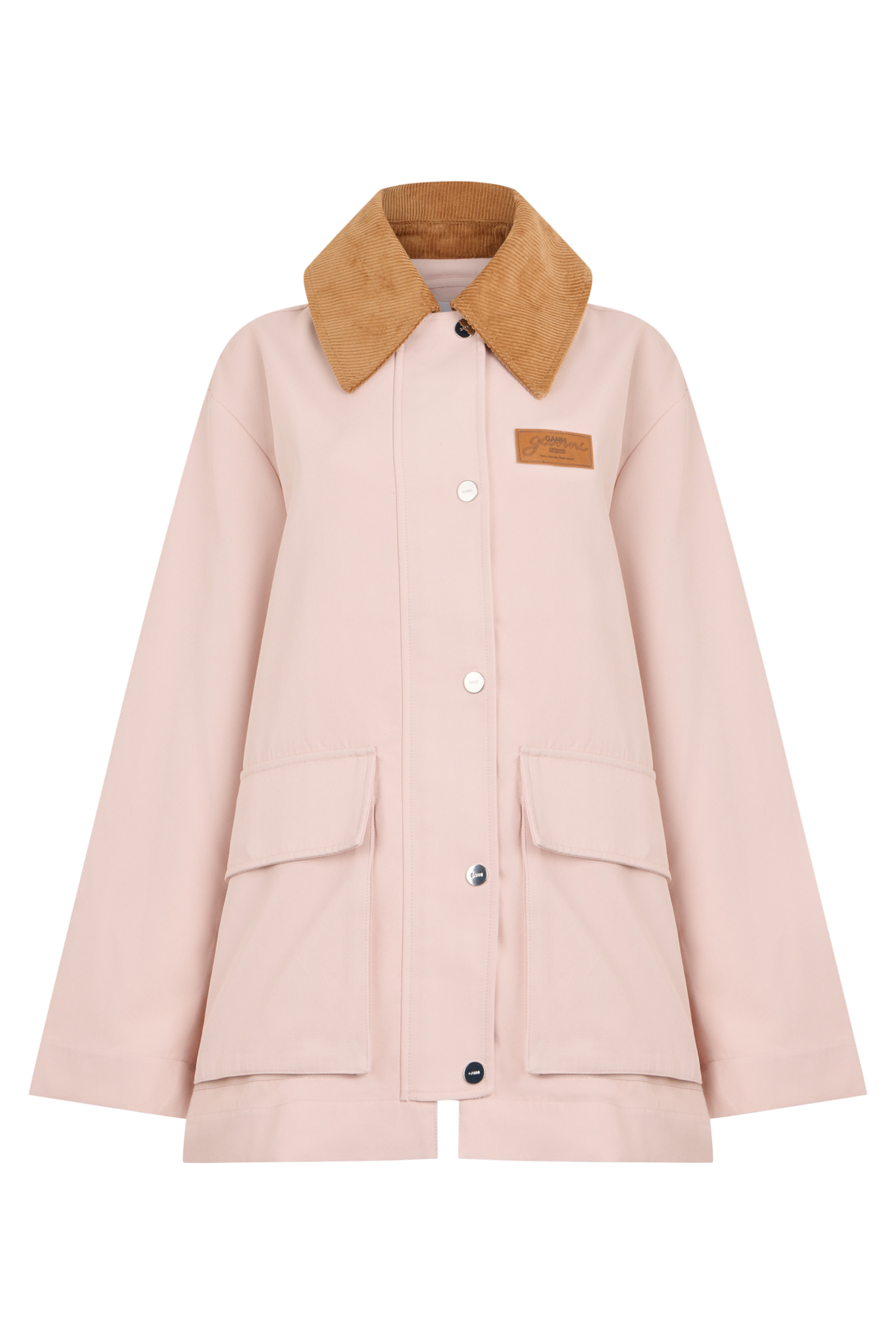 Jacket with contrast collar
