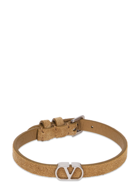 Adjustable leather bracelet