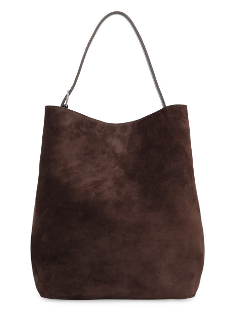 Tote bag in suede