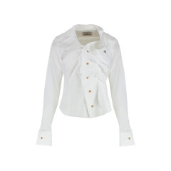 Drunken shirt in cotton