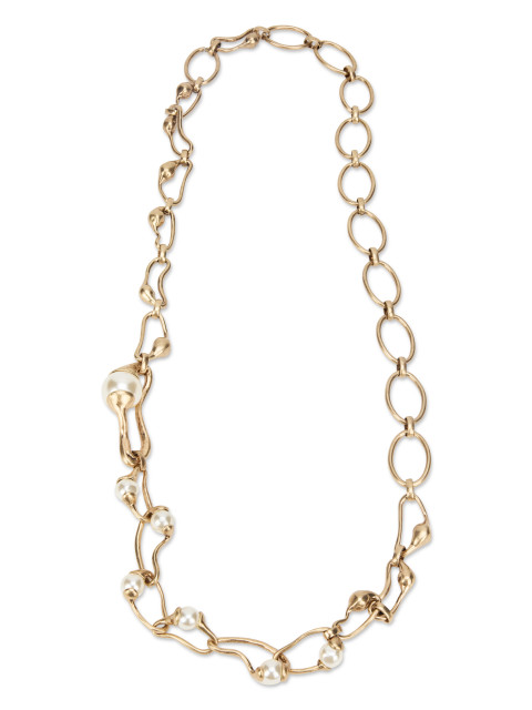 Metal pendant necklace