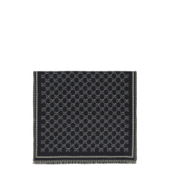 Wool jacquard scarf