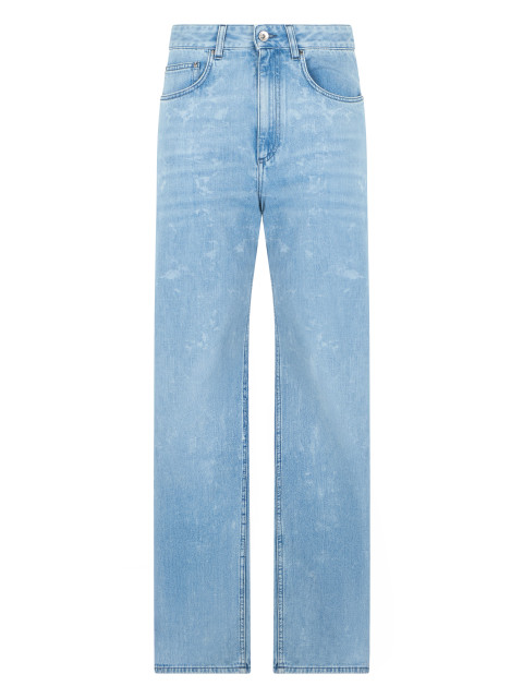 Straight jeans in cotton