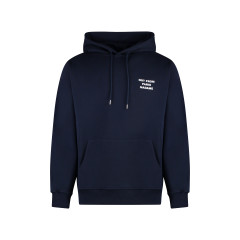 Slogan hooded sweatshirt