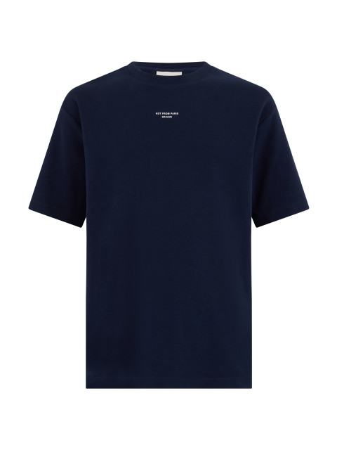 Cotton t-shirt with slogan
