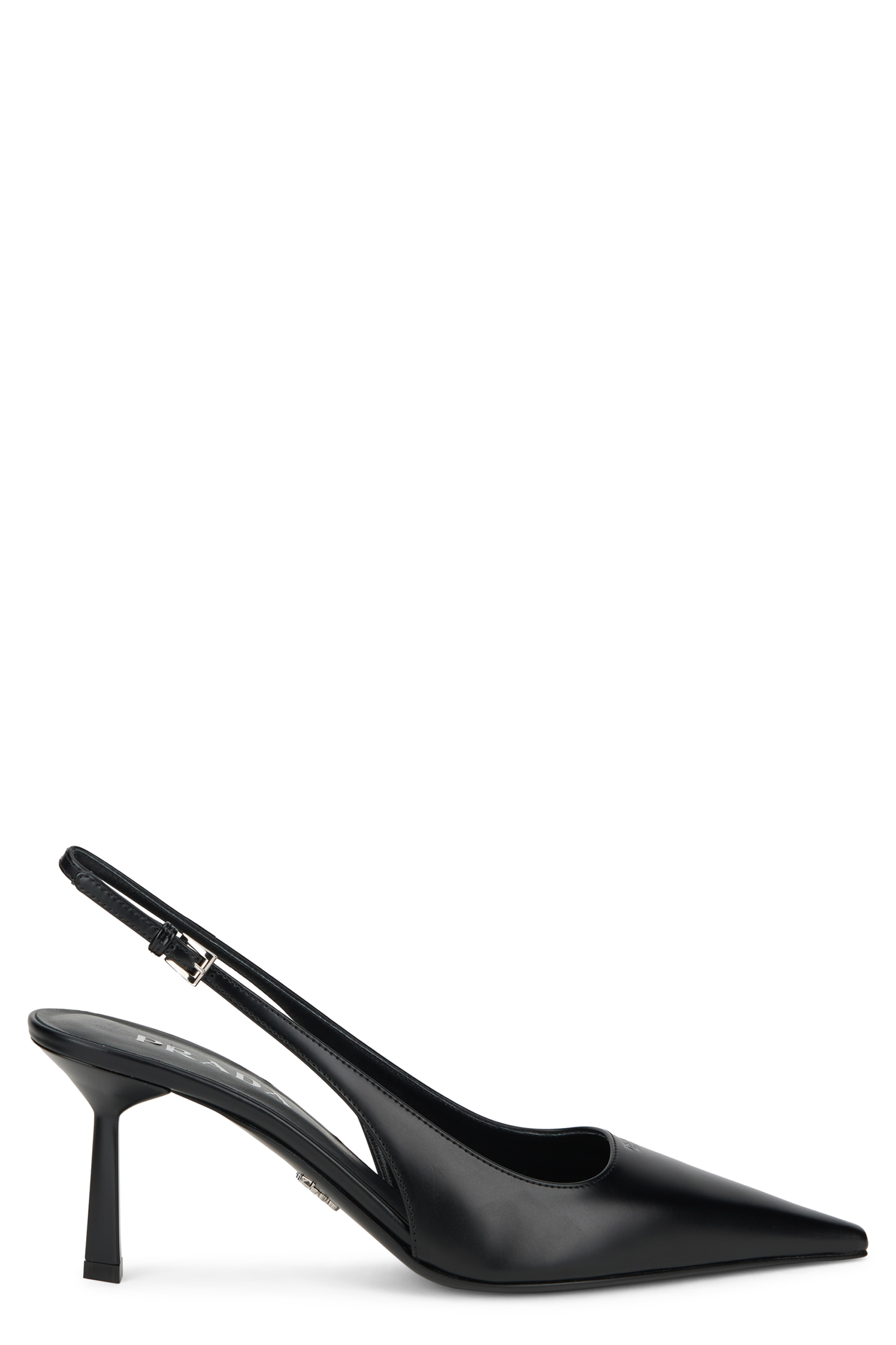 Slingback with thin heel