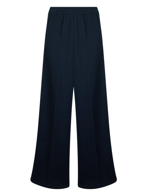 Wide leg cotton pants