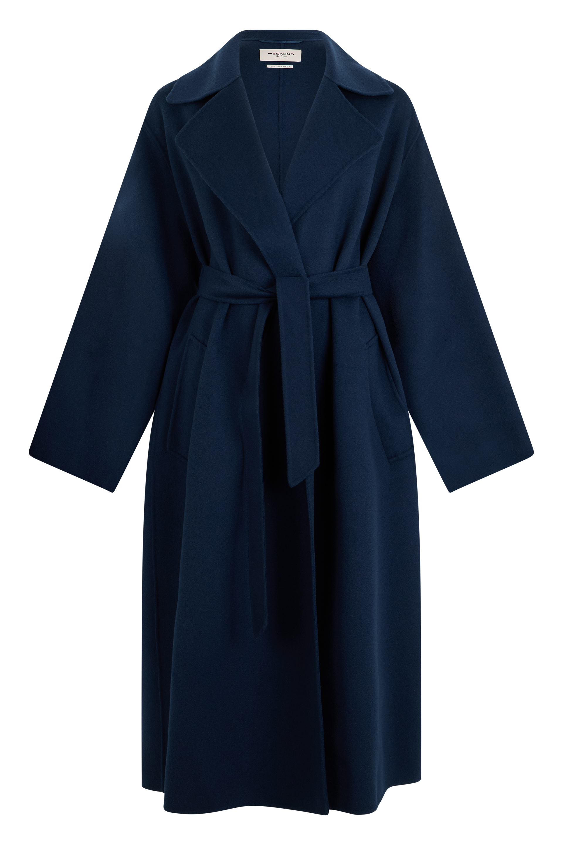 Long coat in virgin wool