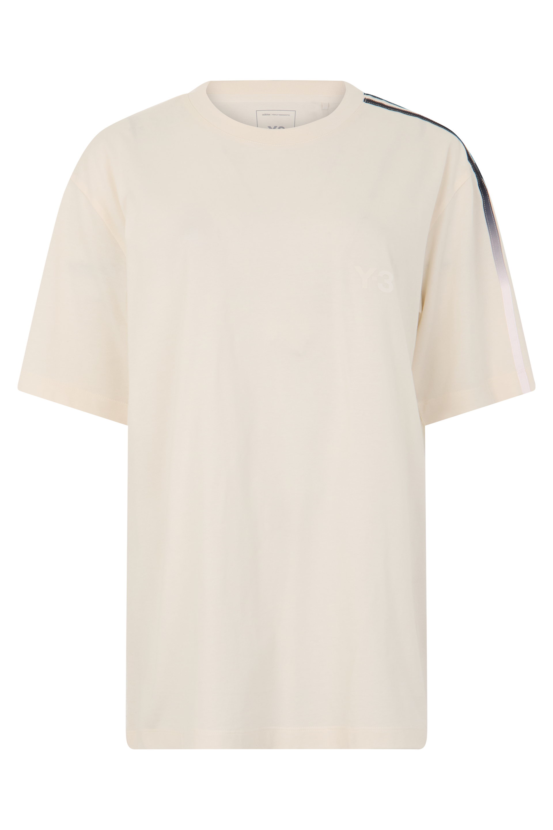 Short-sleeve shirt with stripes