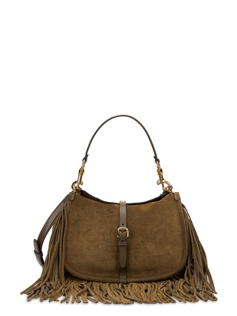 Fringe shoulder bag
