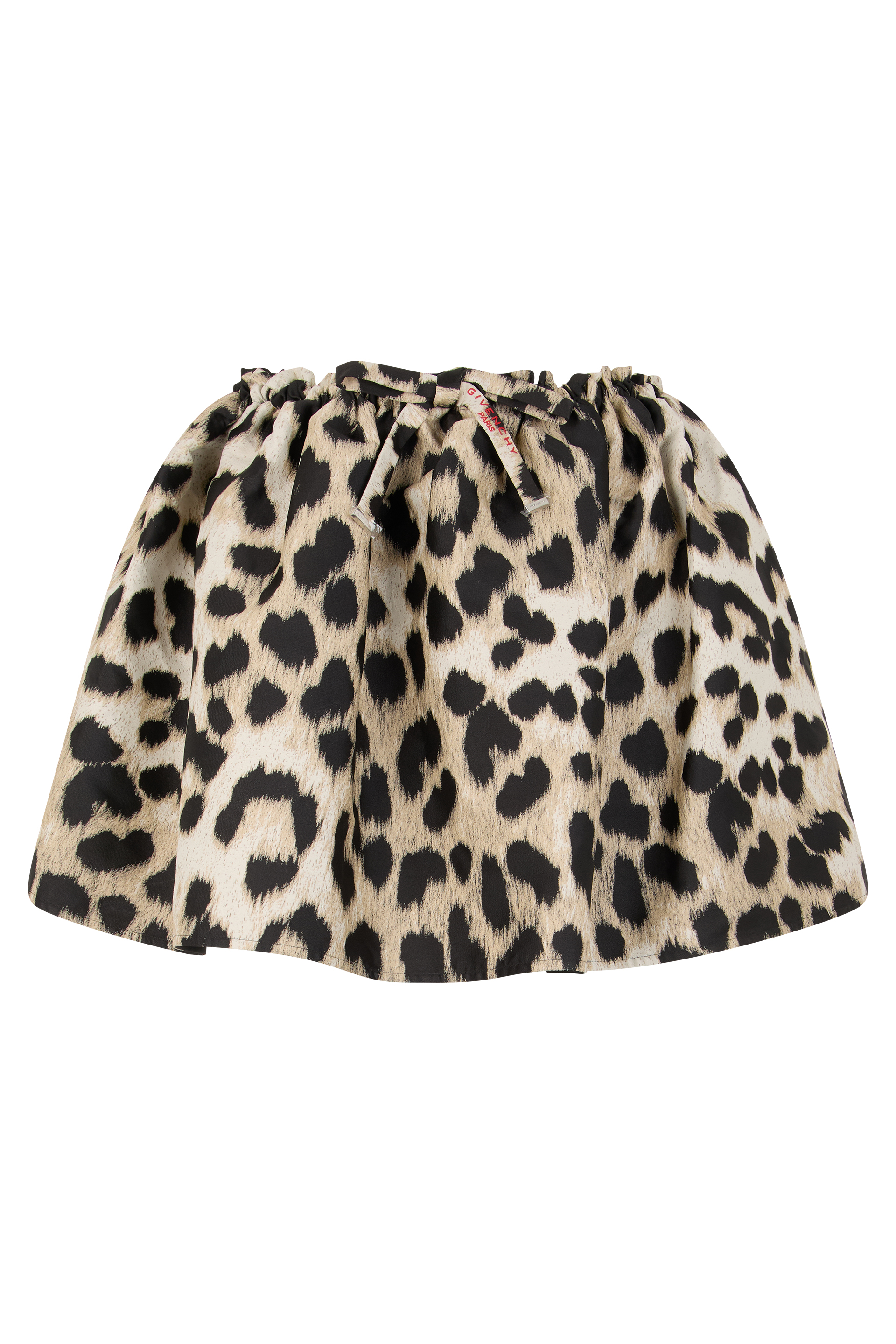 Short leopard skirt