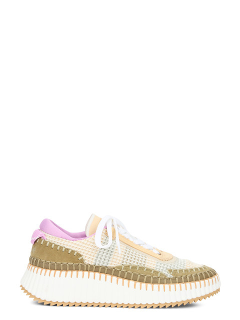 Sneakers with high sole