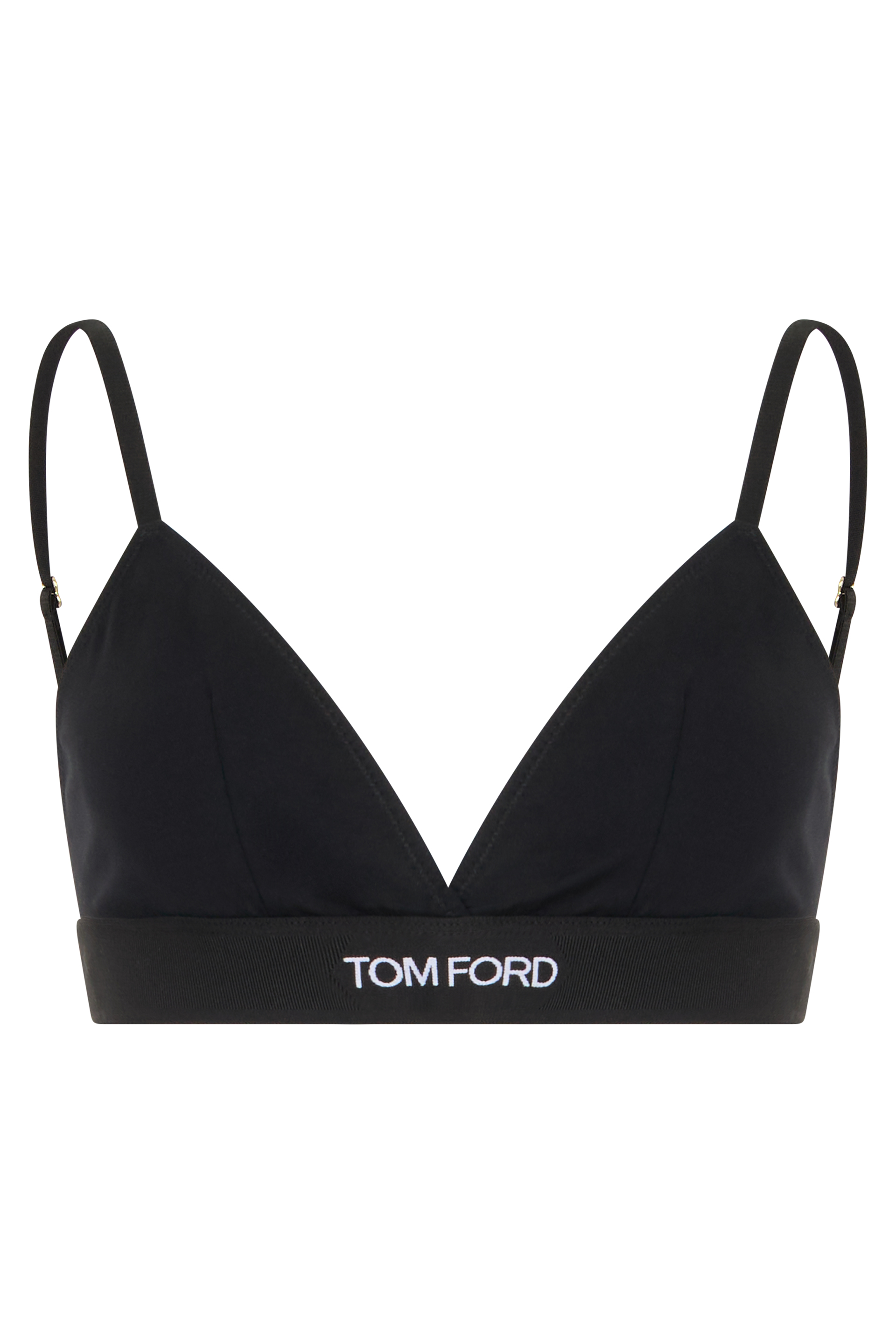 Triangle bra with thin straps