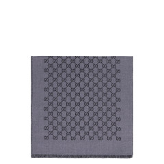 Wool GG jacquard scarf