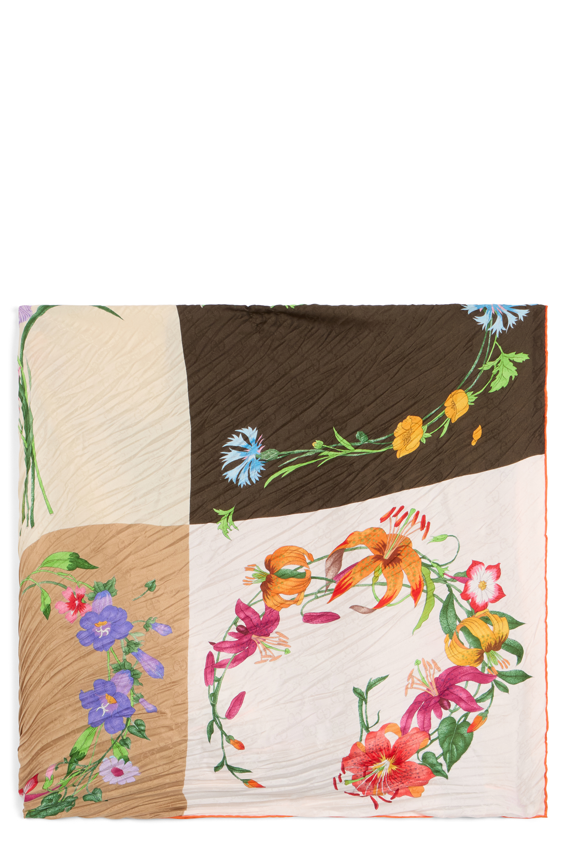 Printed silk shawl