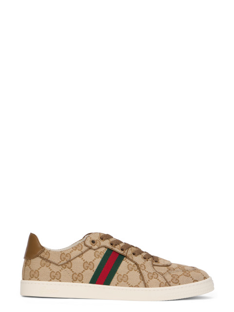 Low canvas sneakers GG