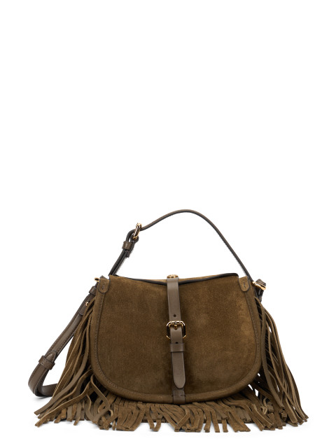 Fringe shoulder bag