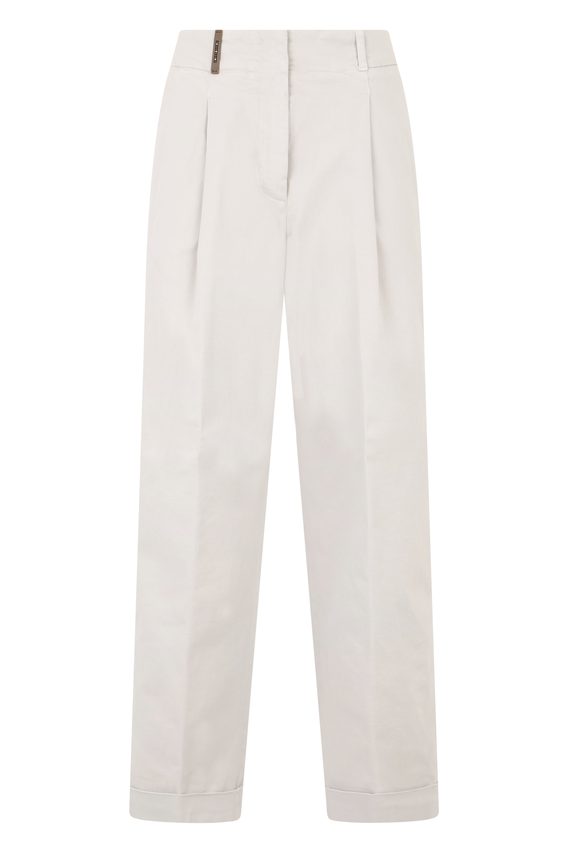 Trousers with pleats