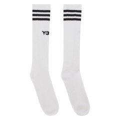 Knee-high socks with stripes