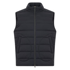Padded gilet with zip