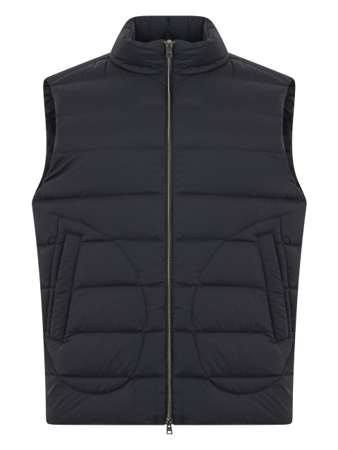 Padded gilet with zip