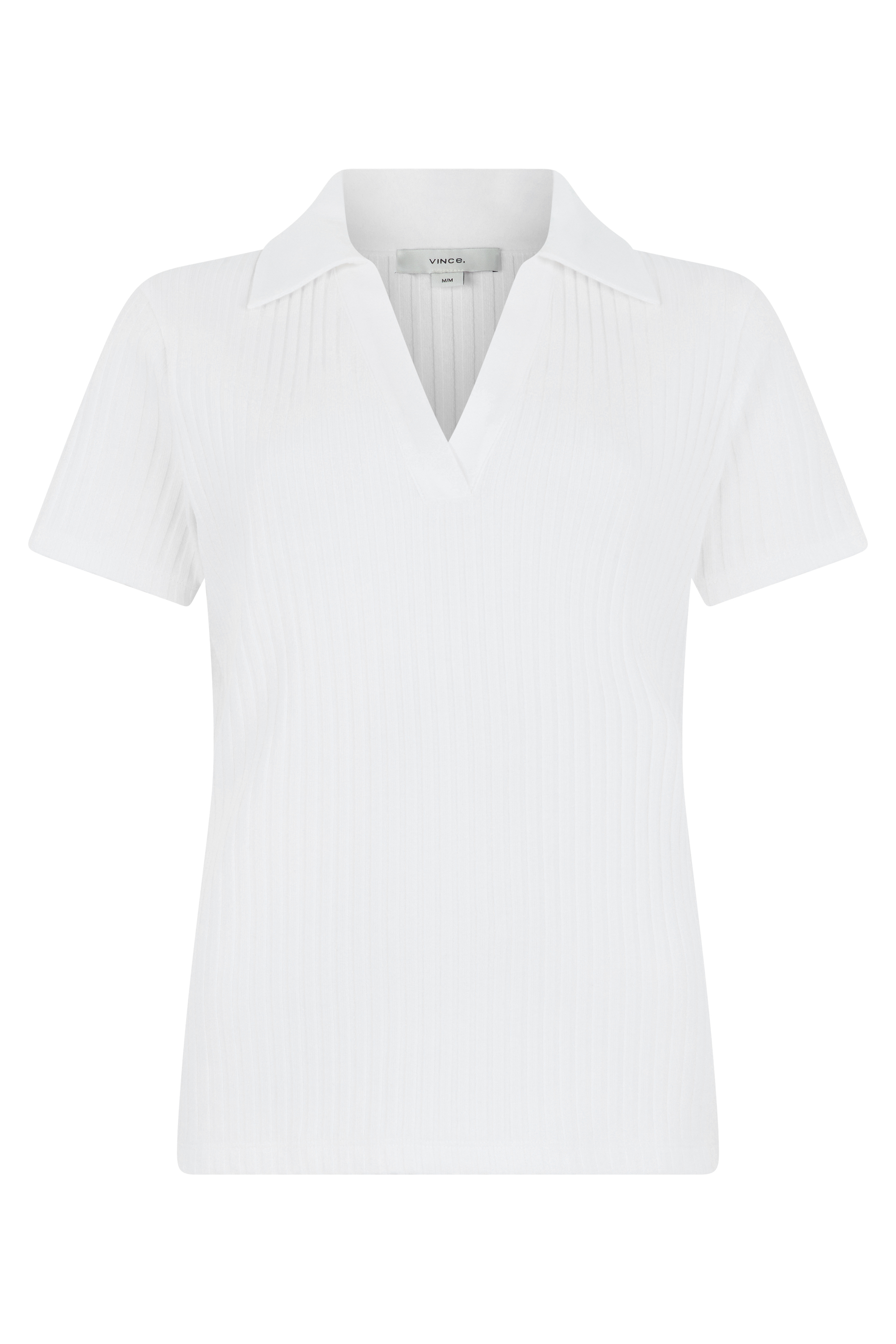 Cotton ribbed polo