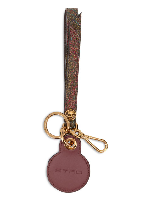 Keychain with paisley print