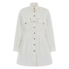 Dress with buttons