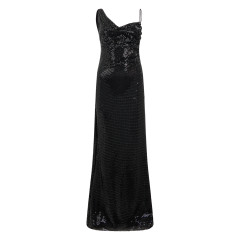 Long dress with rhinestones