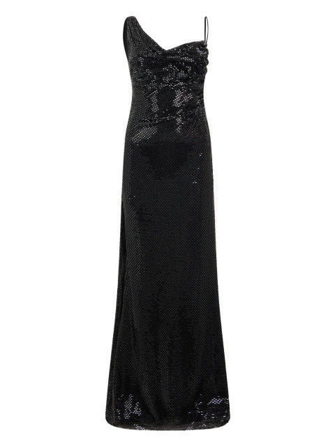 Long dress with rhinestones