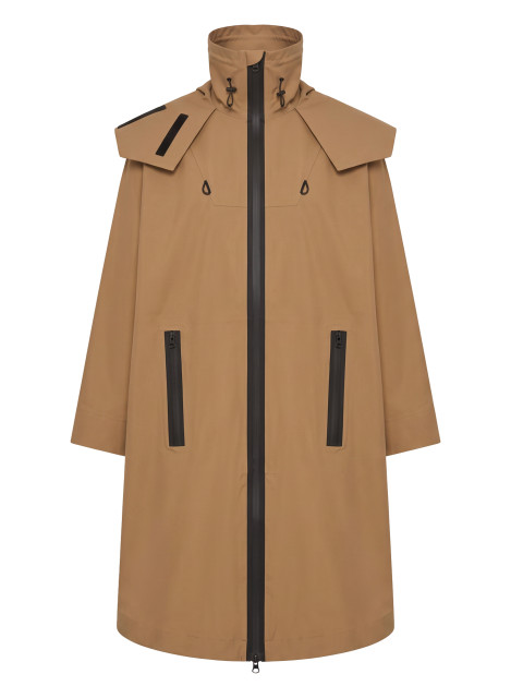 Leather cape