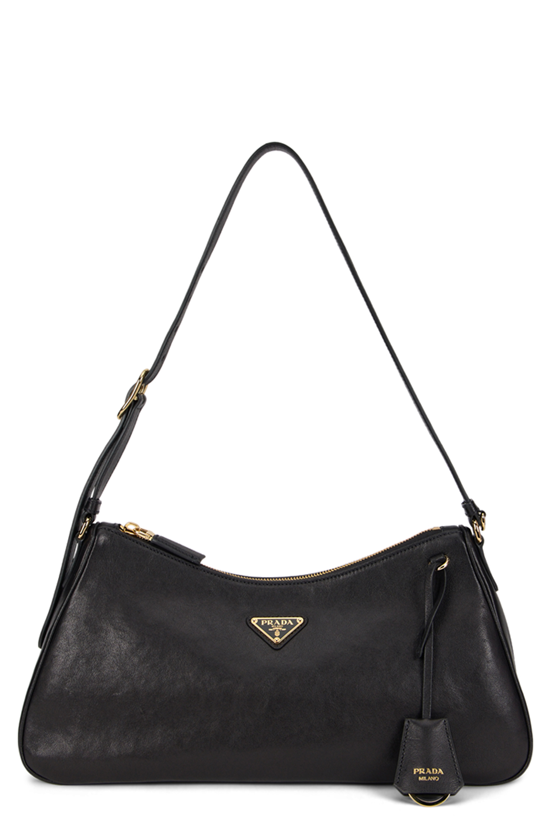 Shoulder bag in leather