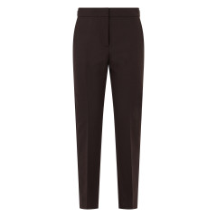 Slim pants with pleats