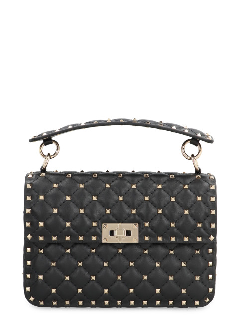 Valentino Garavani - Rockstud Spike media Leather handbag
