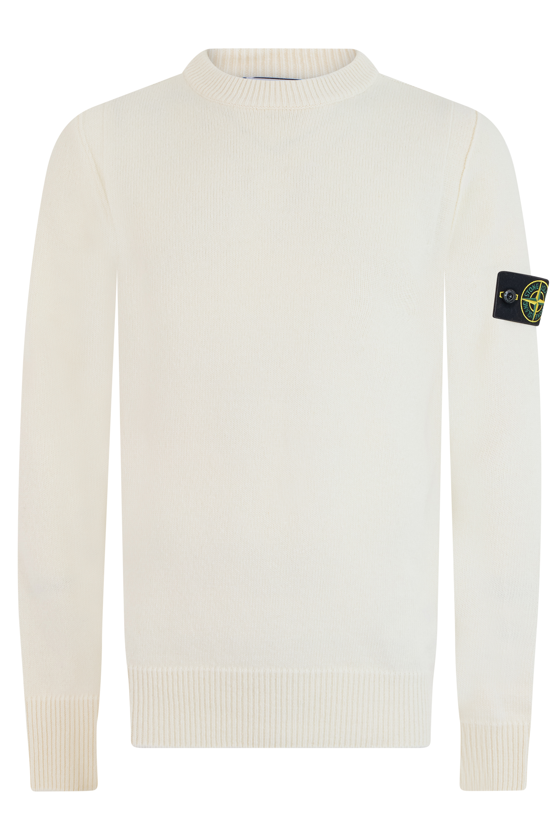 Crew neck sweater in virgin wool