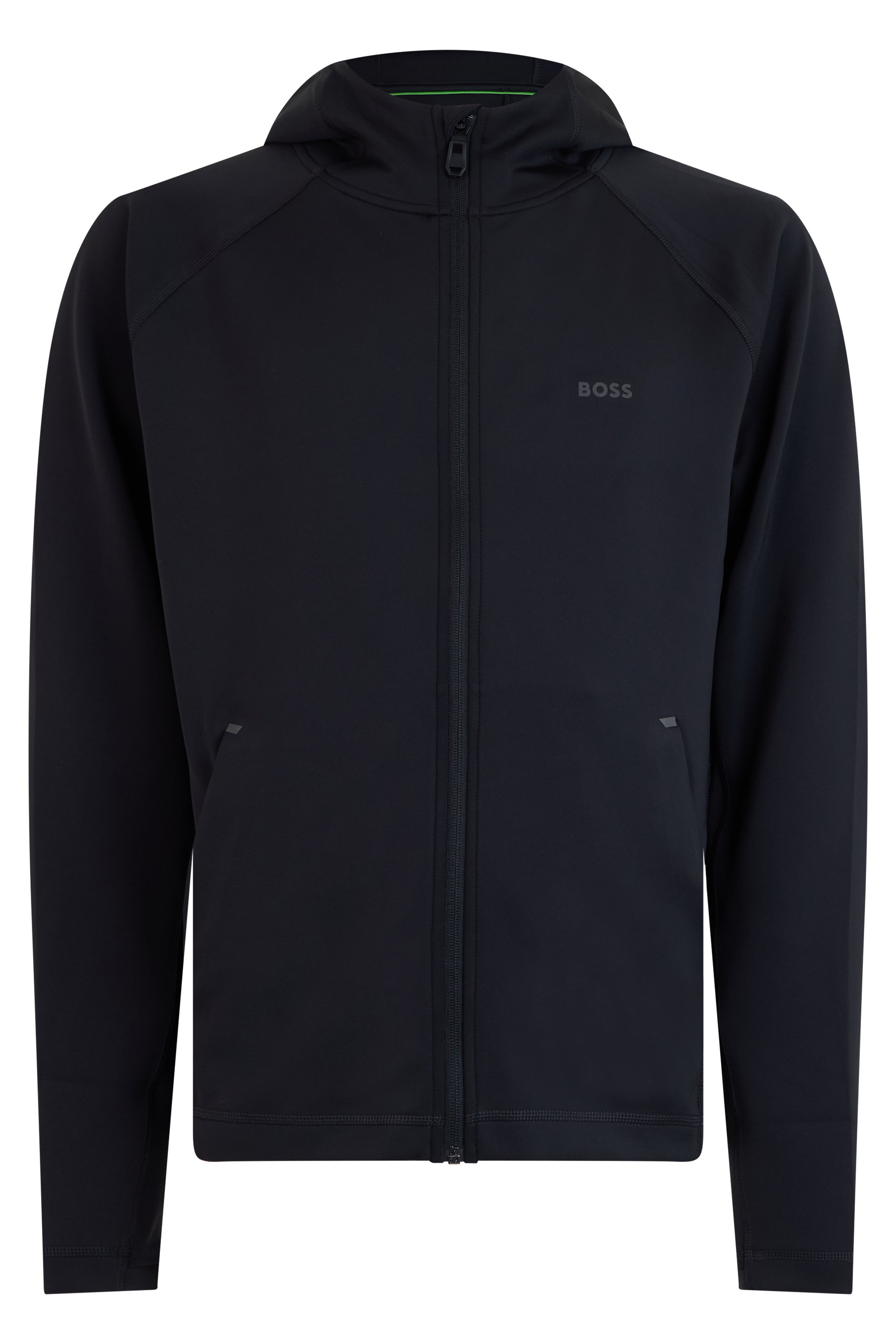 Hooded sweatshirt with zip
