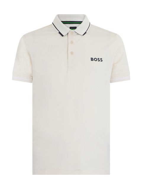 Short sleeve polo with logo