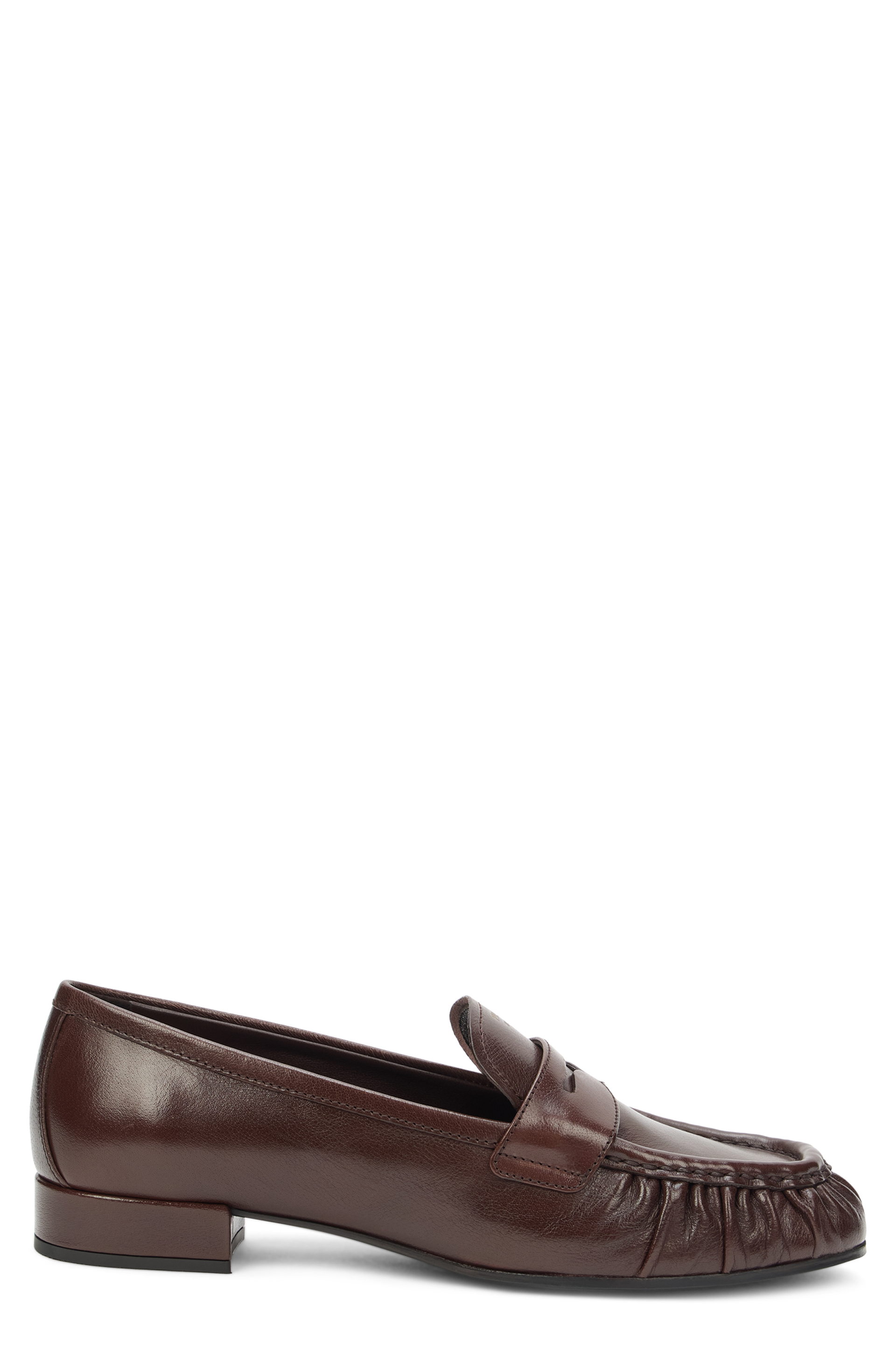 Leather loafers