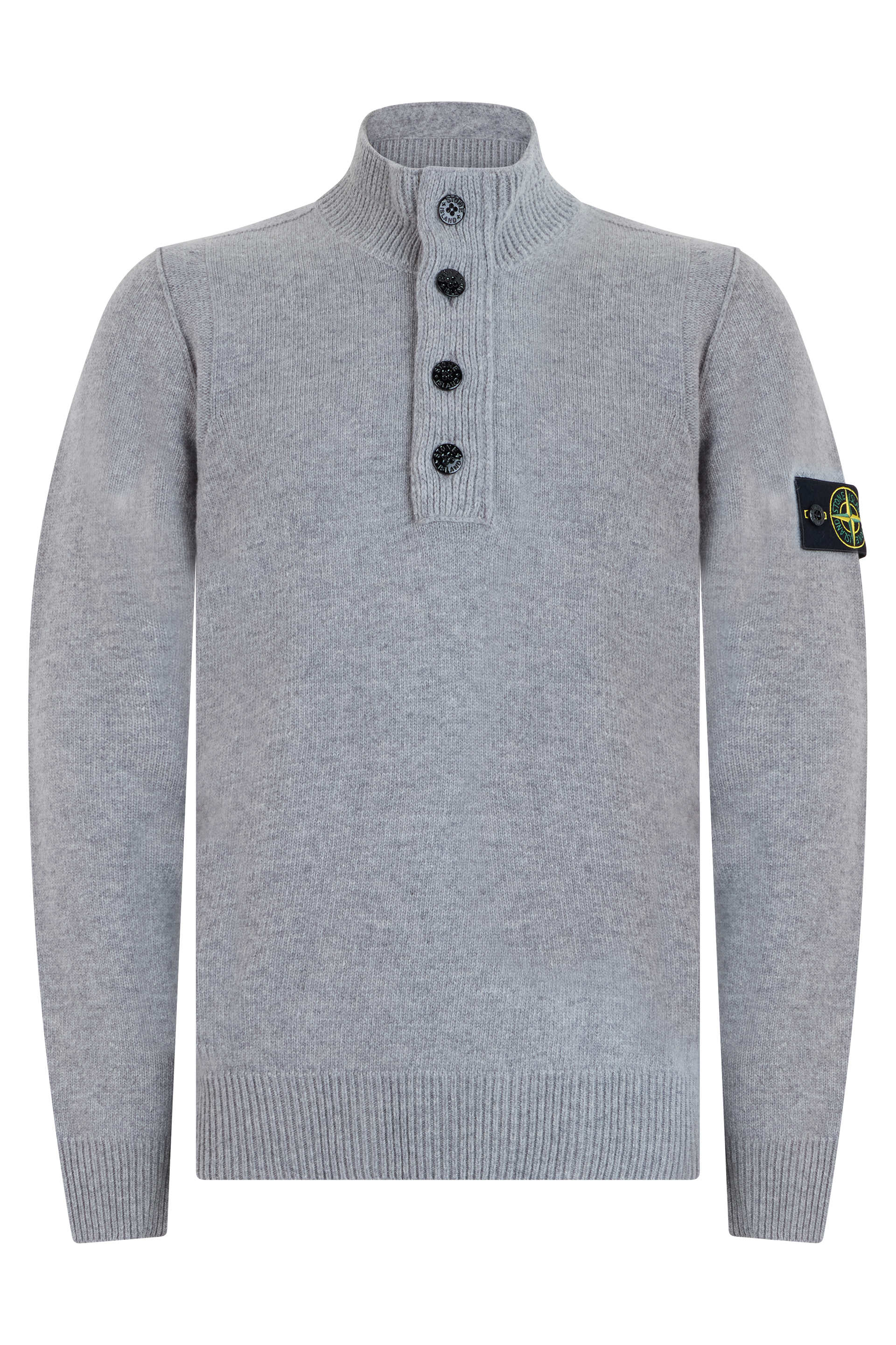 High-neck sweater made of virgin wool