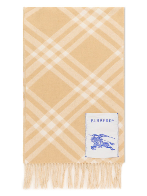 Checked scarf