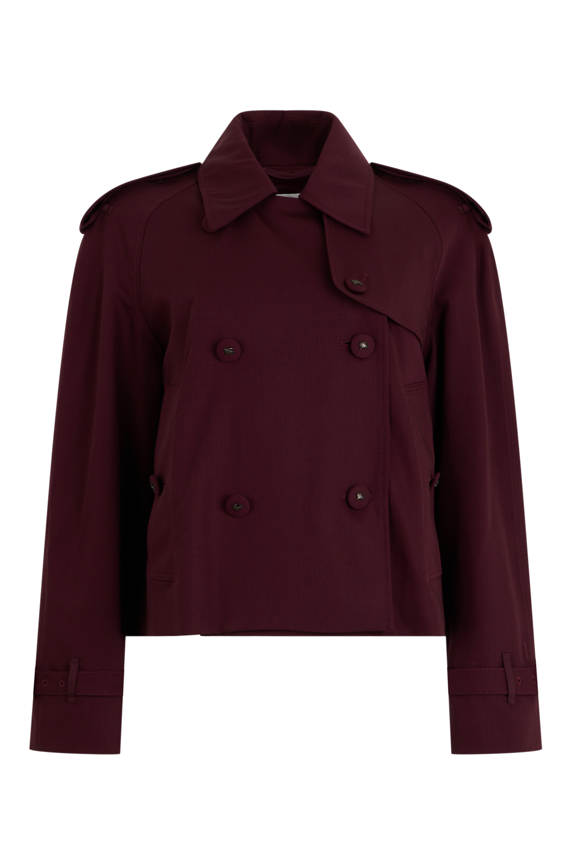 Short jacket with classic collar