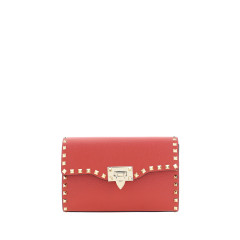 Small Rockstud grained calfskin Shoulder Bag