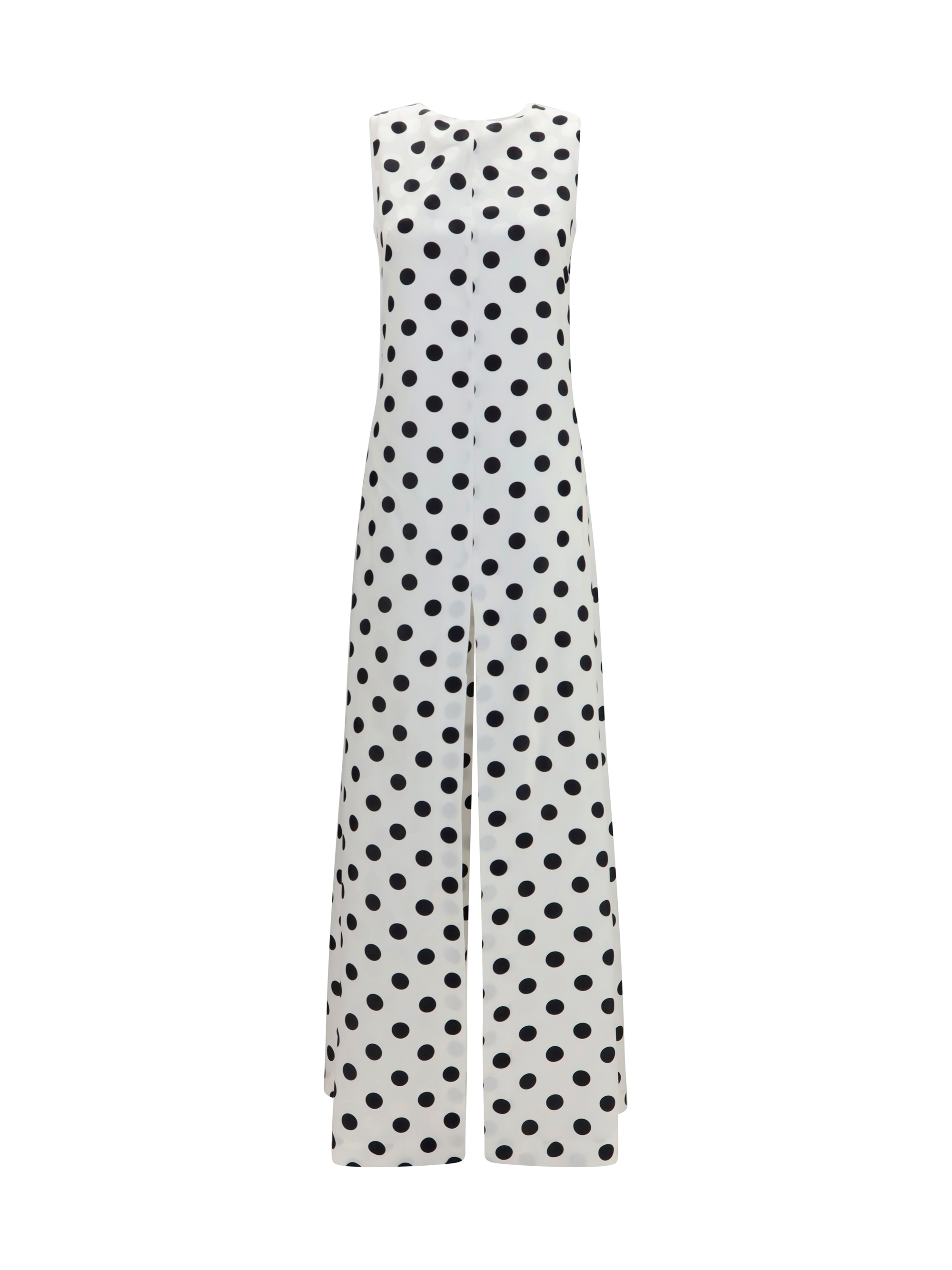 Sleeveless maxi Dress with back bow