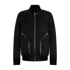 Bomber with zipper