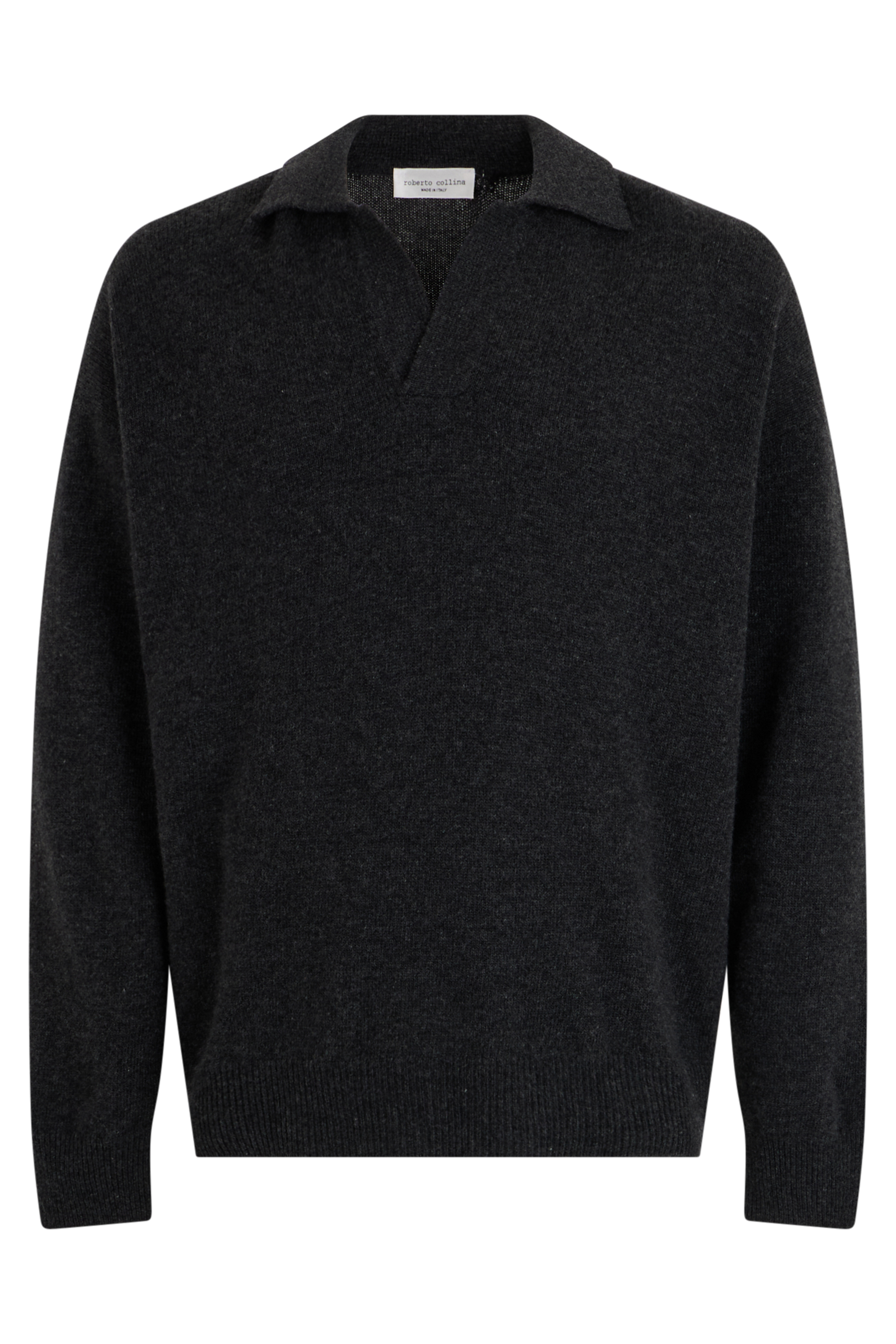 Polo collar sweater
