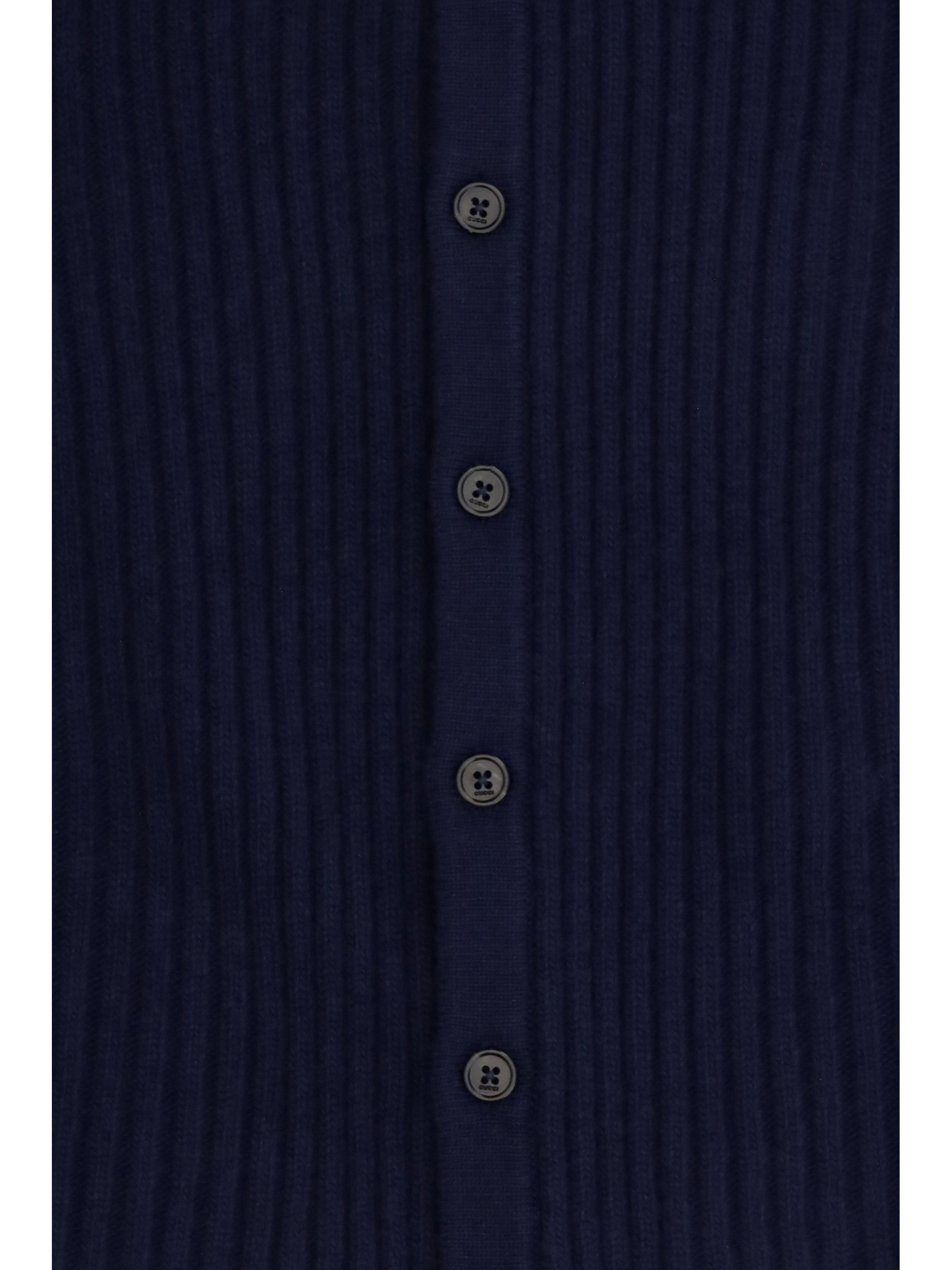 Web stripe wool Sweater for Boy