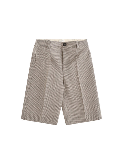 Wool Bermuda Shorts for Boy