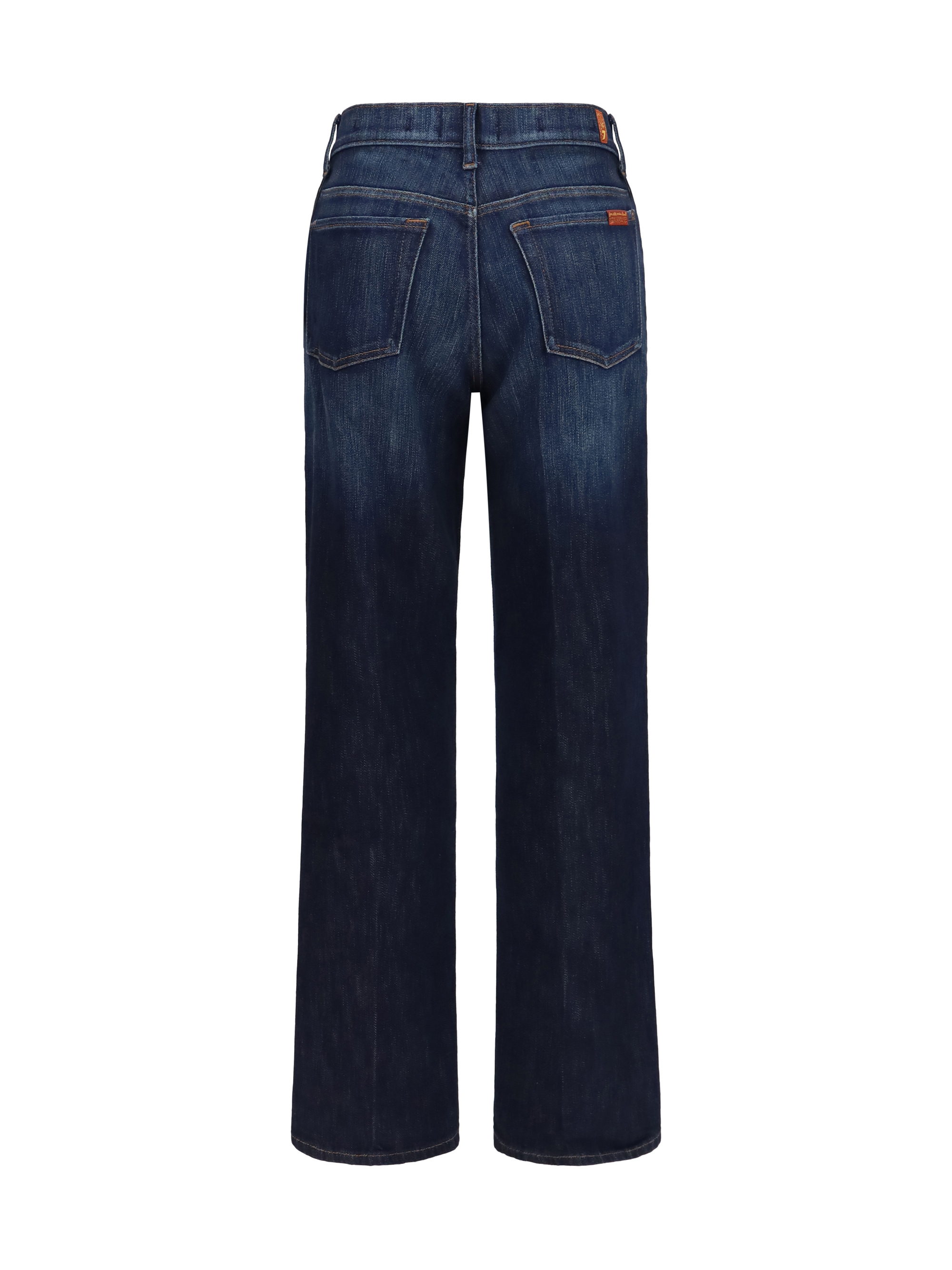 Straight-leg Vintage wash Jeans