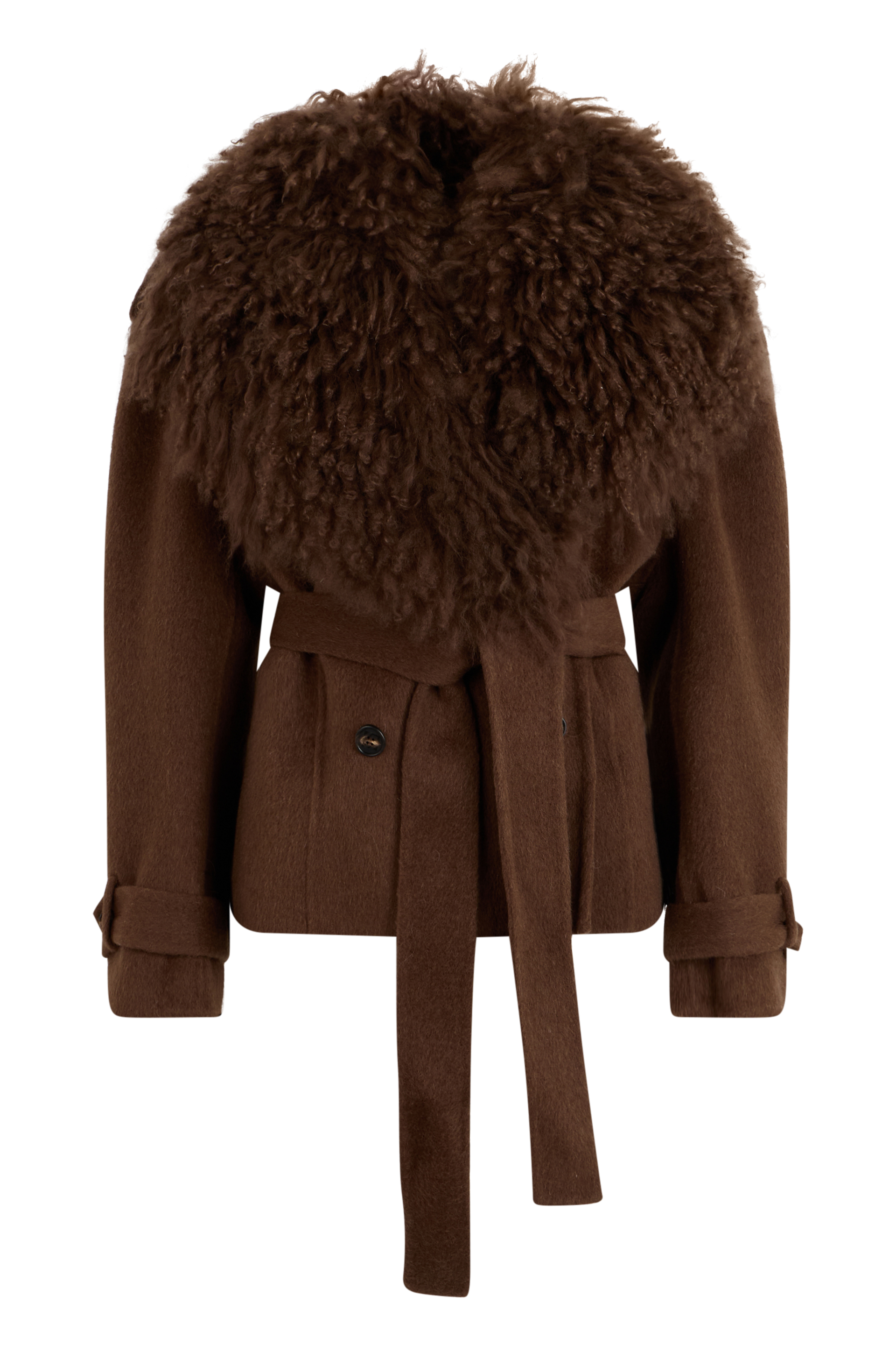 Faux fur jacket