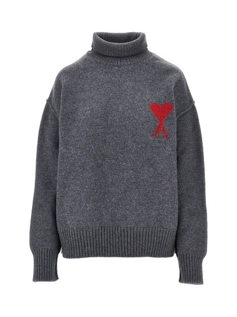 [AMI] Knitwear FW26 UKS839018084-084
